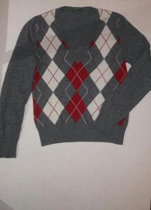 Пуловер в ромби2 фото