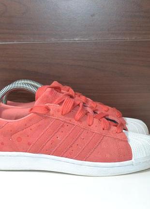 Adidas superstar tomato red 39-39.5р кеды кроссовки  оригинал кожаные