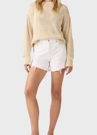 Джинсові шорти білі короткі dorothy perkins р.l дефект!!!