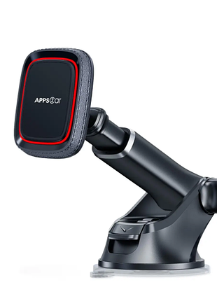 Автотримач для телефона apps2car m02pro-s02 магнітний тримач в авто 360° універсальний