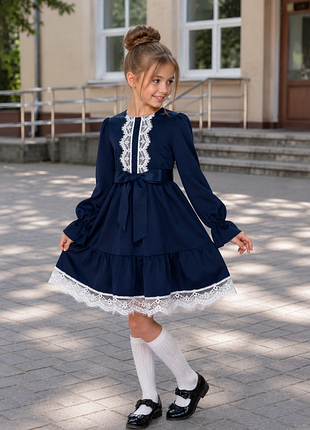 Красивое платье в школу, школьное платье