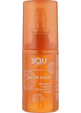 Спа-масло you look professional для поврежденных и сухих волос spa oil serum, 80 мл