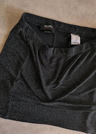 🤩🌌 блестящая юбка pull&bear nightout