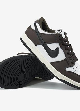 Nike sb dunk low next nature dark brown white