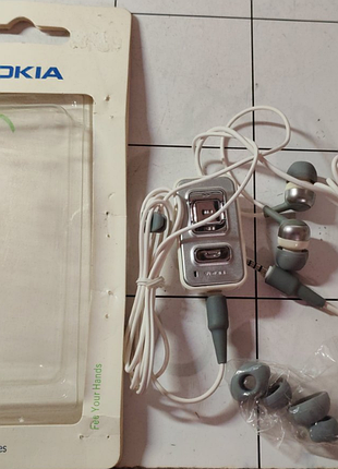 Дротова гарнітура nokia hs-44 з адаптером ad-44