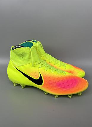 Оригінальні бутси nike magista orden 2 fg 'volt total orange 41р.26см.