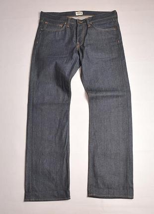 Чоловічі джинси сирий денім edwin ed-47 regular straight denim jeans - 34 x 32