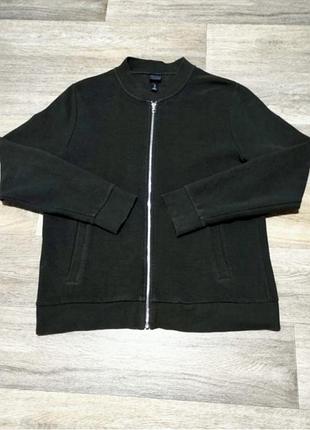 Чоловіча кофта бомбер h&amp;m, розмір l, хакі.