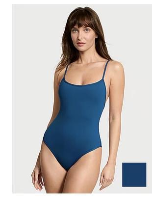 Суцільний купальник victoria's secret swim essential classic scoop one-piece swimsuit