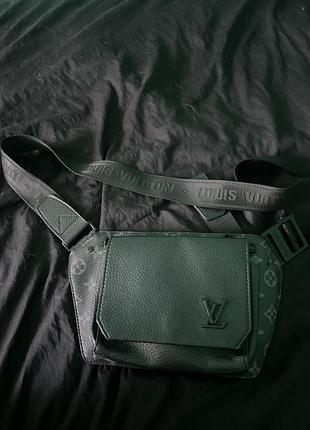 Сумка louis vuitton чорна унісекс