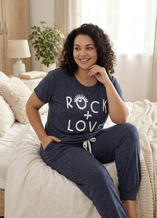 Жіночий домашній костюм піжама nicoletta новий розмір 2xl 50-52 xxl