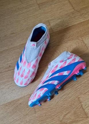 Бутси  adidas predator elite laceless (без шнурків) розмір 35 оригінал