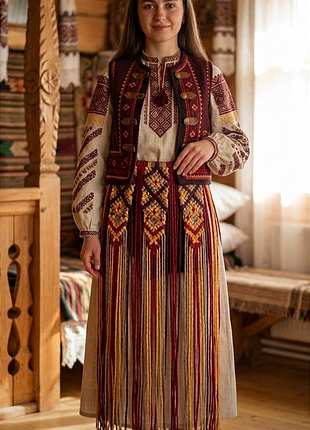 Гуцульский пояс макраме