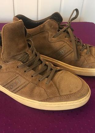 Мужские замшевые кроссовки tod's (оригинал, италия) – размер 38 (5 uk) / унисекс
