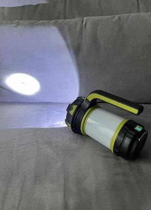 Фонарь многофункциональный светодиодный usb powerbank ліхтар для дому