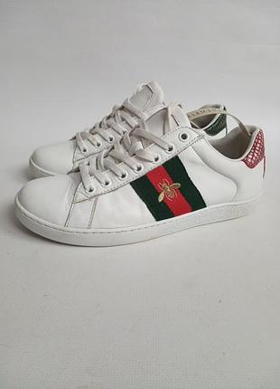 Шкіряні кросівки gucci