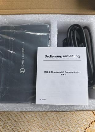 Usb c thunderbolt 3 docking station cmstedcd ms002 19 in 1