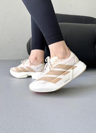 Кросівки жіночі adidas adizero evo sl gold/pink