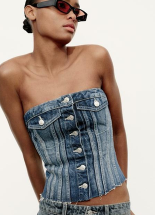 Топ бандо zara