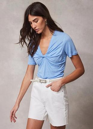 Футболка из льна mint velvet