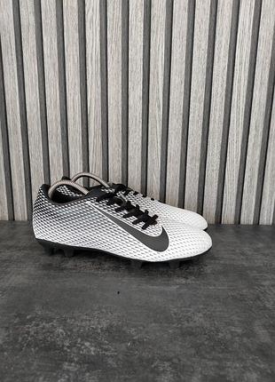 Бутси nike bravata ii fg white/black - 844436-100
