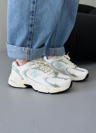 😍 кроссовки женские new balance 530 beige/mint