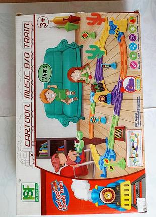 Игрушечная железная дорога «cartoon music b/o train» от бренда isf (hai shu feng).
