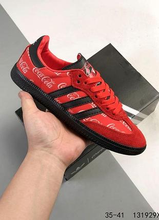 Кросівки колаборації  adidas і coca-cola,samba og  під замовлення