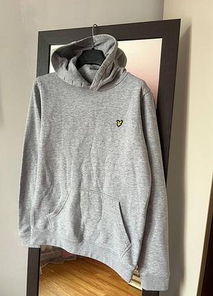 Чоловіче сіре худі lyle & scott s