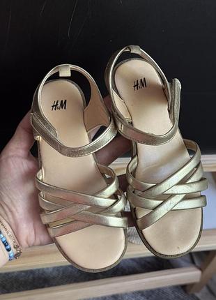 Босоніжки h&m 29р на дівчинку 19см устілка