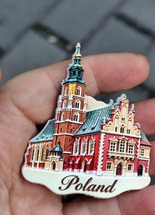 Магнит на холодильник польша poland