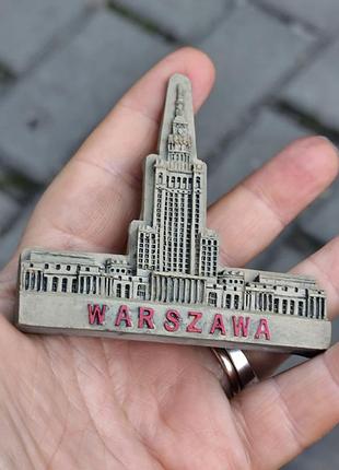 Магнит на холодильник варшава польша warsaw