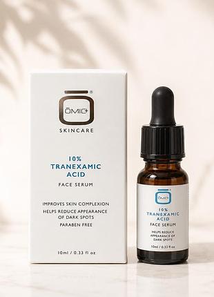 Сироватка для обличчя omic+ 10% tranexamic acid 10 мл від пігментації, постакне та темних плям