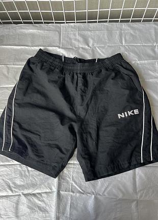 Спортивні шорти nike vintage black з сіткою / чорні чоловічі шорти найк l