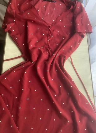 Плаття, сукня в горошок europen sizes 38