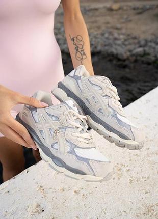 Стильні кросівки asics gel-nyc grey