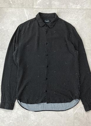 Сорочка the kooples paris viscose rayon long sleeve shirt medium