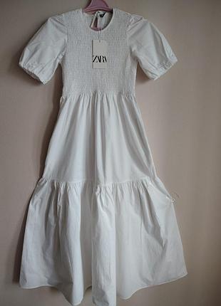Сукня максі з котону zara