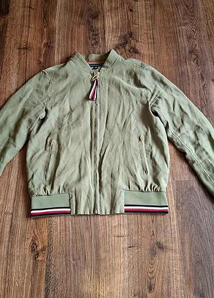 Женская уникальная ветровка бомбер tommy hilfiger оригинал