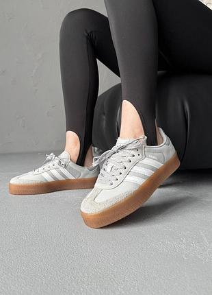Кросівки жіночі adidas samba platform grey