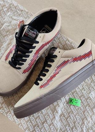 Кеды vans game over кроссовки мокасины слипоны мужские 43 размер 28 см уценка бежевые