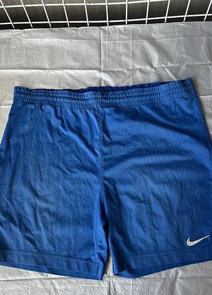 Спортивні шорти nike оригінал / сині футбольні шорти найк розм. s-m