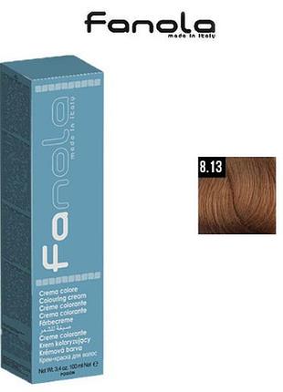 Краска для волос fanola № 8.13 light beige blonde