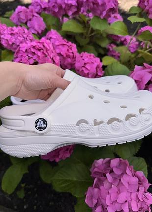 Оригінальні crocs classic clog white, 24 см крокси білі