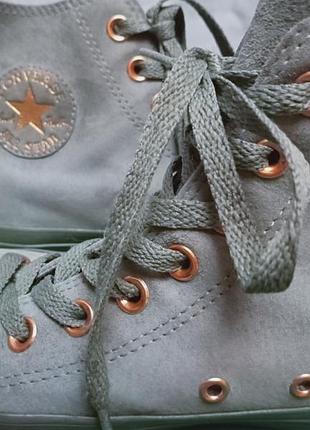 Замшевые кеды converse chuck taylor all star (премиум серия) 40