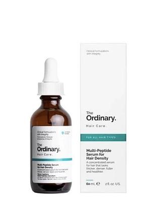 Сироватка проти випадіння волосся пептидна з пептидами the ordinary multi-peptide serum for hair density 60 мл