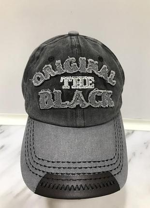 Сіра унісекс кепка “original the black”