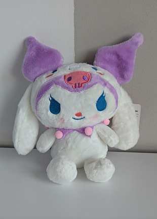Игрушка cinnamoroll kuromi sanrio сенаморол в капюшоне куроми 25