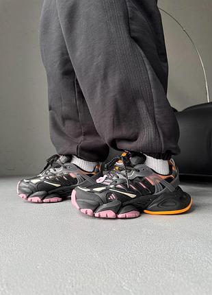 Кросівки жіночі adidas vento xlg deluxe black/orange/purple