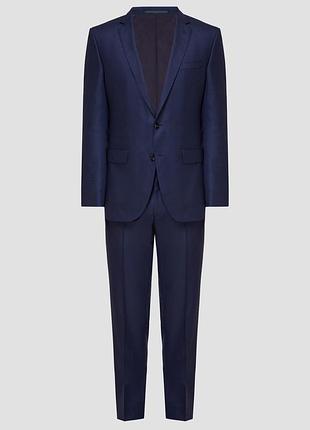 Мужской классический костюм двойка slim fit hugo boss
